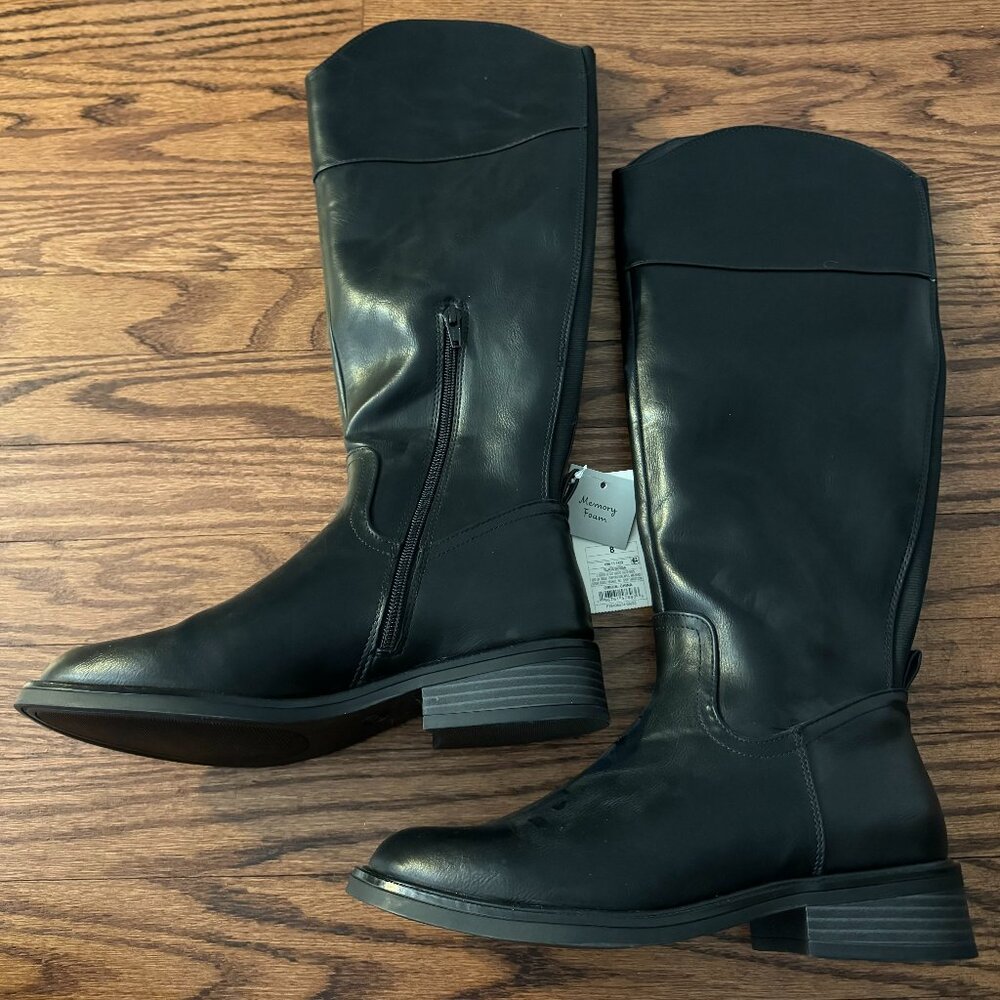 NWT Women's Sienna Tall Riding Boots - A New Day Size 8